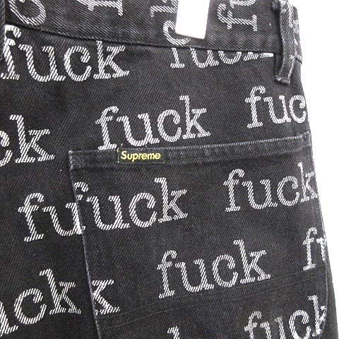 シュプリーム SUPREME 13SS fuck Denim Painter short ショート 