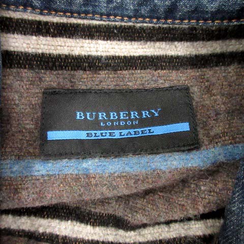 バーバリーブルーレーベル BURBERRY BLUE LABEL デニムジャケット G