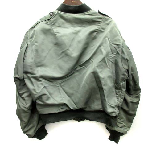 ブルーアンカーオーバーオール BLUE ANCHOR OVERALL フライトジャケット ワッペン L カーキ MIL-J-7448A /EK メンズ