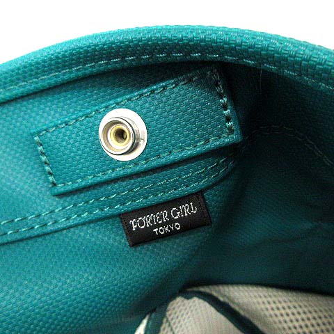 PORTER GIRL キャンバストートバッグ　Lサイズ　大容量　緑　グリーン ポーター PORTER GIRL トートバッグ キャンバス 生成り グリーン
