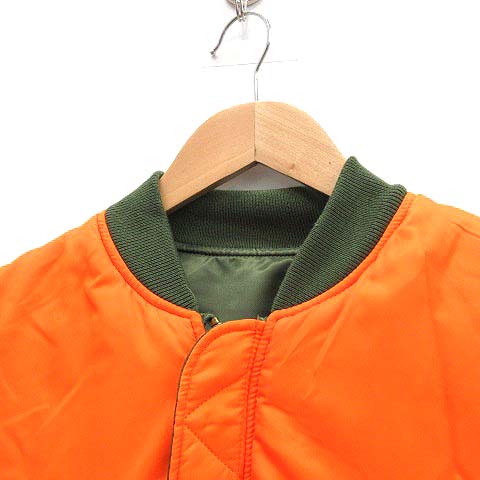 アルファ ALPHA フライトジャケット MA-1 リバーシブル 中綿 カーキ