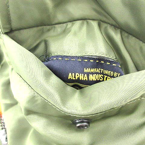 アルファ　ALPHA MA-1 フライトジャケット　リバーシブル　カーキ アルファ ALPHA フライトジャケット MA-1 リバーシブル 中綿