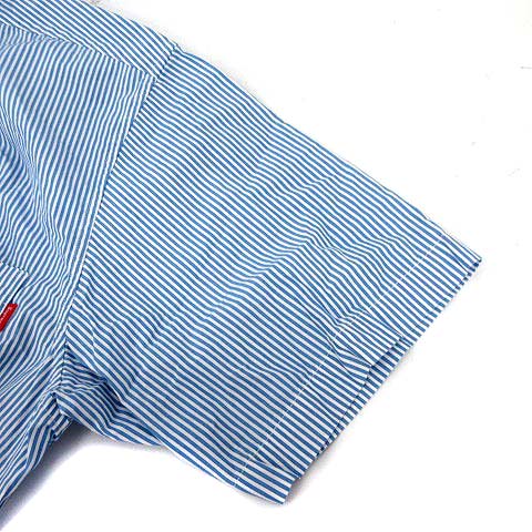 Supreme 半袖シャツ 青と白のストライプ Supreme 【値下げ】Supreme 25SS Stripe S／S Pajama Shirt