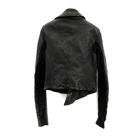 ▽Rick Owens リックオウエンスレザージャケットラムレザージップ