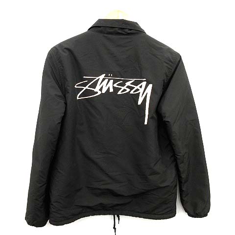 ステューシー STUSSY チャンピオン コーチジャパン 裏ボア ロゴ XS 黒