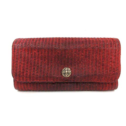 クロムハーツ CHROME HEARTS 長財布 JUDY WALLET 二つ折り レザー 