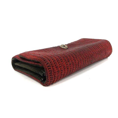 クロムハーツ CHROME HEARTS 長財布 JUDY WALLET 二つ折り レザー 