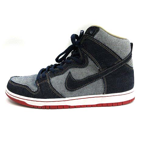 ナイキ エスビー NIKE SB スニーカー デニム ハイカット DUNK HIGH TRD 