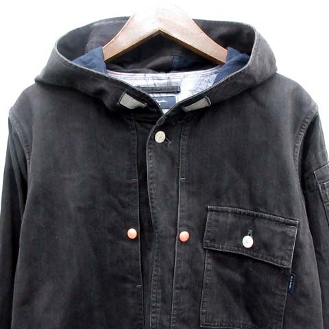 ポールスミスジーンズ Paul Smith Jeans プルオーバー パーカー デニム M 黒 ブラック Ek メンズ 081 ベクトルパーク