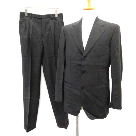 イザイア ISAIA スーツ セットアップ 上下 ストライプ ジャケット 