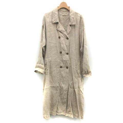 ネストローブ nest Robe スプリングコート リネン ベージュ /TK  