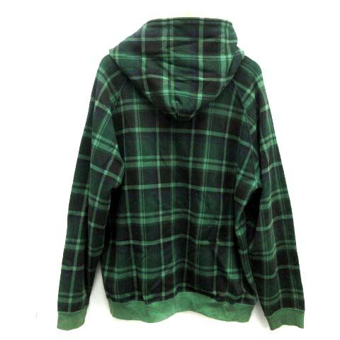 アベイシングエイプ A BATHING APE パーカー ジップアップ チェック XL 