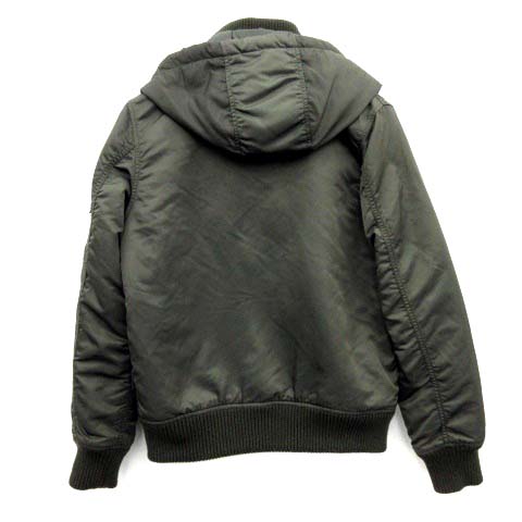 アルファ ALPHA パーカージャケット フライト MA-1 ブルゾン M カーキ