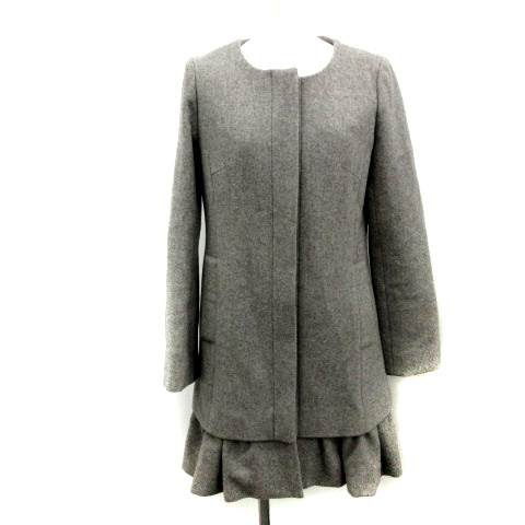 Aveniretoile / コート/34/ウール/BLK/無地/s241-017 Aveniretoile◇コート/34/ウール/BLK/無地/s241-017 Aveniretoile