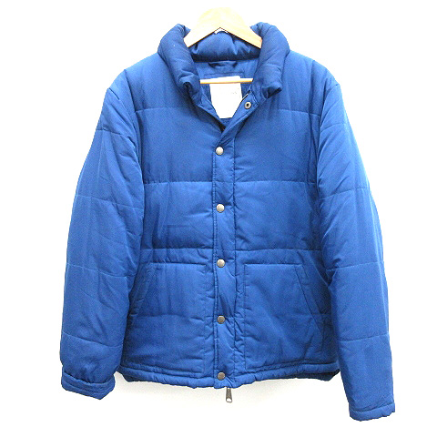 サタデーズサーフ SATURDAYS SURF NYC ダウンコート コットン L 青 