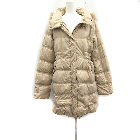バーニーズニューヨーク BARNEYS NEW YORK ダウンコート ロング フード 