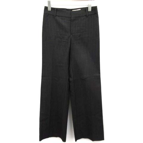 UNTITLED アンタイトル グレーストライプ パンツスーツセットアップ M