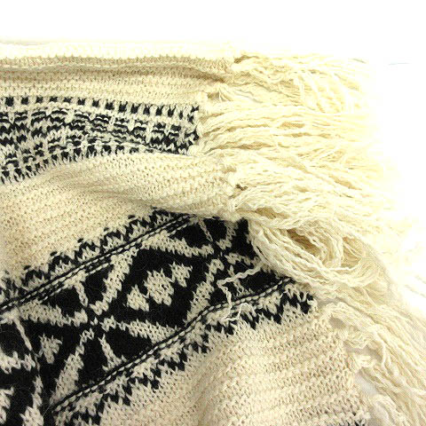 ポロ ラルフローレン POLO RALPH LAUREN ニット ポンチョ フリンジ XS