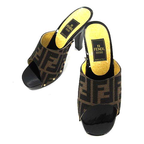 FENDI フェンディミュールズッカ柄