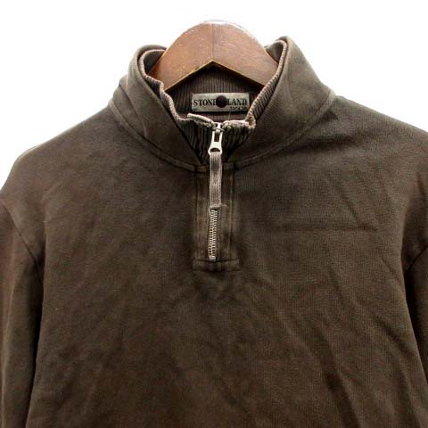 ストーンアイランド STONE ISLAND トレーナー ハーフジップ プル 