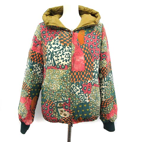 ツモリチサト TSUMORI CHISATO ダウンジャケット リバーシブル フード 