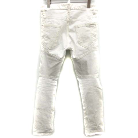 ディースクエアード Dsquared2 17年 Tidy Biker Jean タイディバイカー デニムパンツ ボタンフライ 42 白 ホワイト Ek D メンズ 081 ベクトルパーク