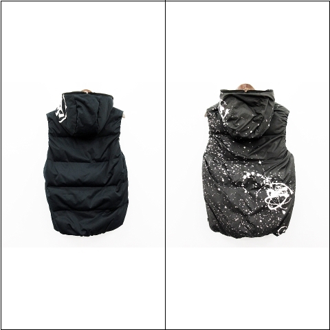ステューシー STUSSY ダウンベスト FUTURA DESCENTE リバーシブル 