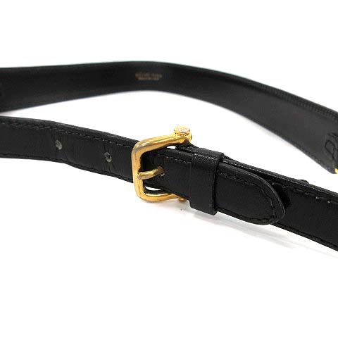 【大人気】 CELINE ブラックレザーベルト ゴールドバックル CELINE ブラックレザー ベルト ゴールドバックル - メルカリ