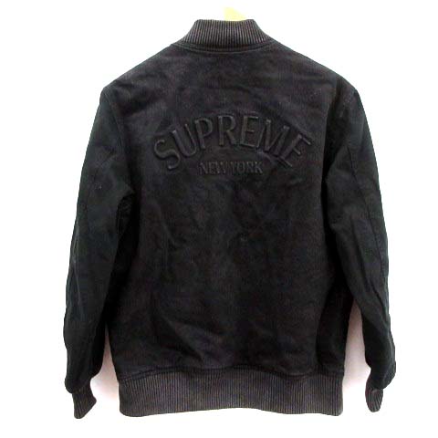 シュプリーム SUPREME ブルゾン ジャケット アーチロゴ S 黒 ブラック 