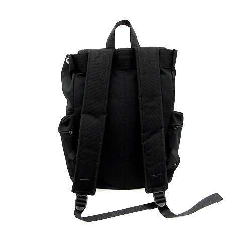 PORTER リュック バックパック ナイロン キャンバス ブラック イエロー