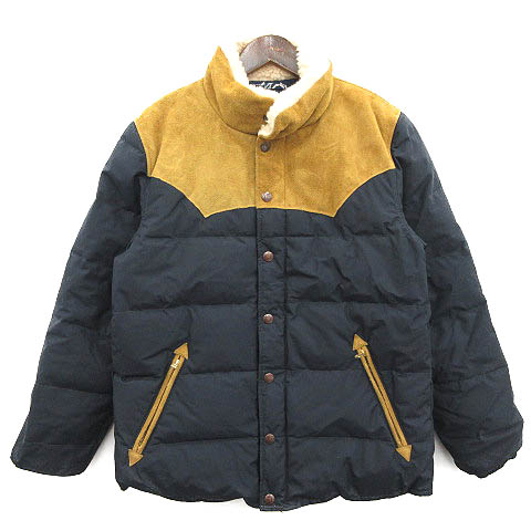 ティーエムティー TMT ダウンジャケット LEATHER COMBINATION DOWN  