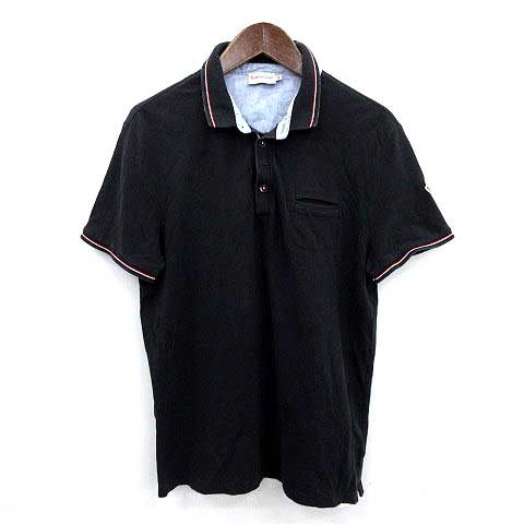 MONCLER POLO MANICA CORTA ネイビー ポロシャツ タグ付 中古・古着通販】MONCLER (モンクレール) MAGLIA POLO MANICA