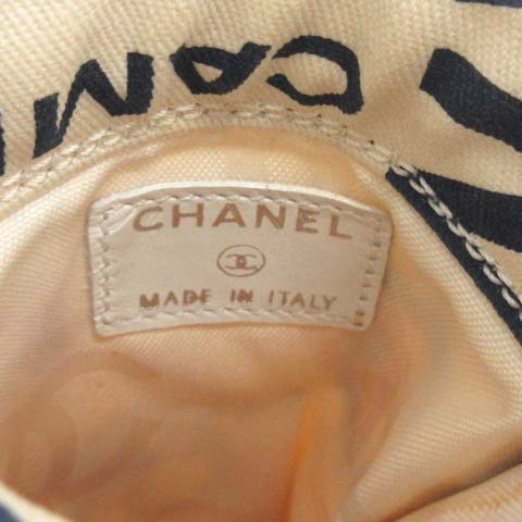 CHANEL ベージュ レザー メガネケース CHANEL ベージュ レザー メガネケース