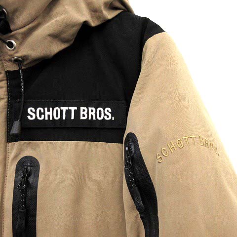 ショット SCHOTT ダウンジャケット 2TONE SNORKEL DOWN バイカラー 
