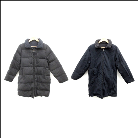 モンクレール MONCLER ダウンコート リバーシブル 青タグ 1 紺