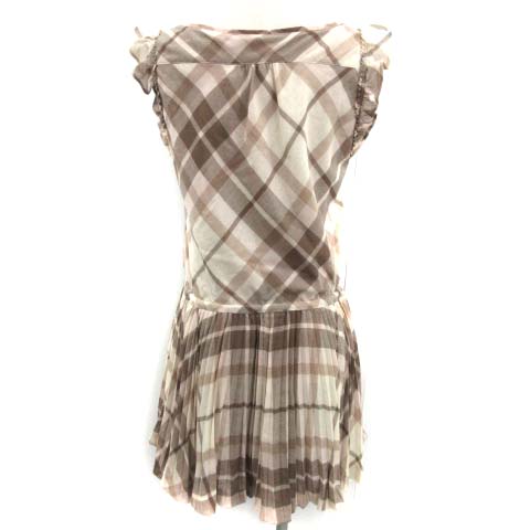 バーバリーブルーレーベル BURBERRY BLUE LABEL ワンピース プリーツ  