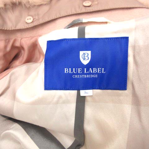 ブルーレーベルクレストブリッジ BLUE LABEL CRESTBRIDGE Pコート