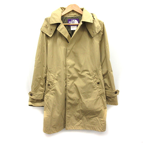 ノースフェイス パープルレーベル The North Face Purple Label ステンカラーコート ロング フード M ベージュ 2519n Mf35 メンズ 081 ベクトルパーク