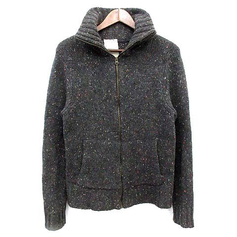 ステューシー STUSSY ニット ジャケット ジップアップ ウール ミックス 