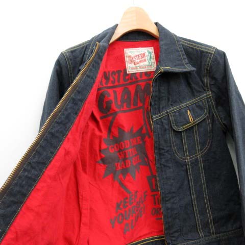 【美品】HYSTERIC GLAMOUR チェック柄デニムジャケット 102644_db01.jpg?20250718111552