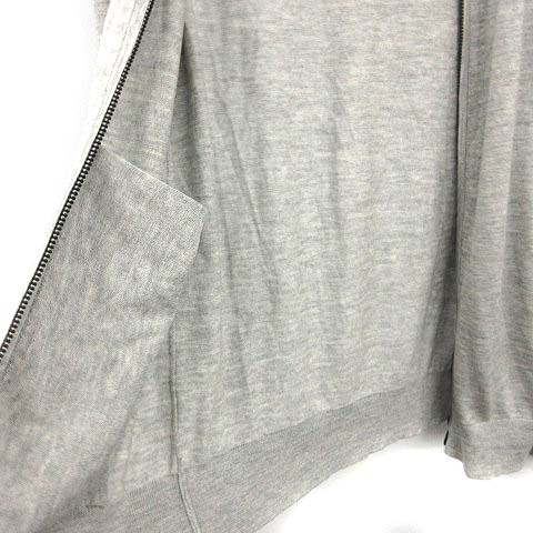 セオリー theory 16SS カーディガン ニット 長袖 ジップアップ シルク 