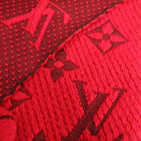 ルイヴィトン LOUIS VUITTON マフラー エシャルプ ロゴマニア
