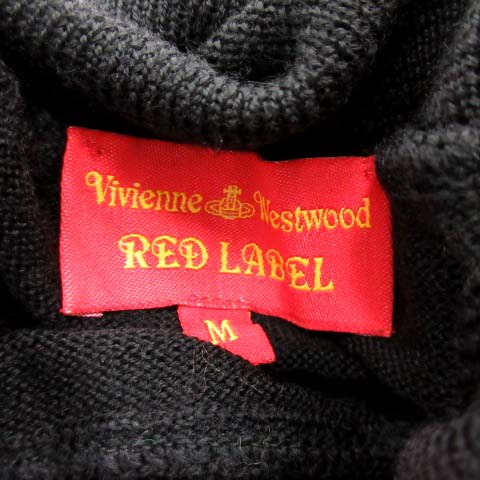 viviennewestwood RED label黒タートルネック長袖トップス ヴィヴィアンウエストウッドレッドレーベル viviennewestwood