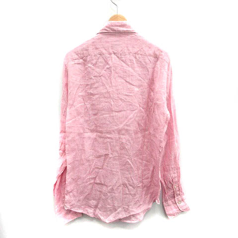 フィナモレ Barneys New York 別注 長袖シャツ S フィナモレ finamore バーニーズニューヨーク シャツ 長袖 無地