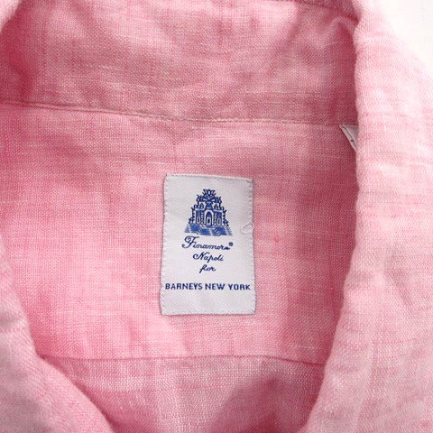 フィナモレ Barneys New York 別注 長袖シャツ S フィナモレ Barneys New York 別注 長袖シャツ S