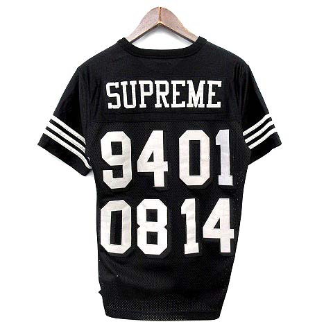 シュプリーム SUPREME 14SS フットボールシャツ 半袖 メッシュ 