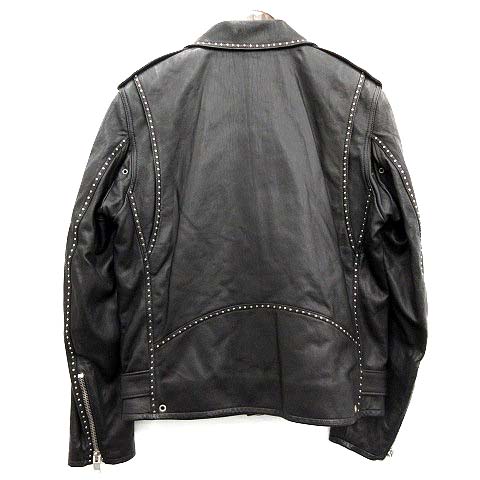 サンローランパリ 17SS カサンドラロゴ たわい 46 ダブルライダース 