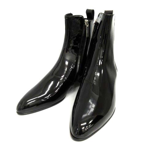 サンローラン パリ SAINT LAURENT PARIS エリー ジップブーツ ショート 