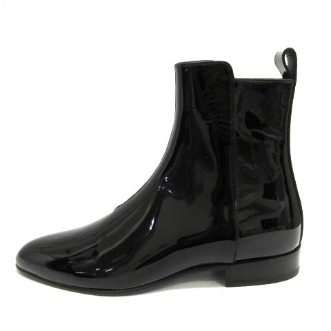 サンローラン パリ SAINT LAURENT PARIS エリー ジップブーツ ショート 