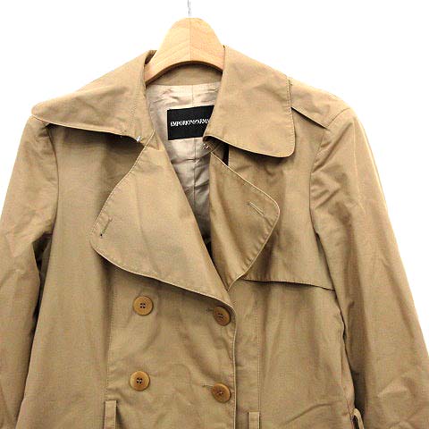 エンポリオアルマーニ EMPORIO ARMANI トレンチコート ロング 40